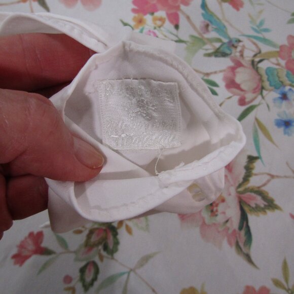 Vintage NOS New Dead Stock White Cotton Gloves with Buttons---9.5"---#3779-08/24 - Picture 4 of 4